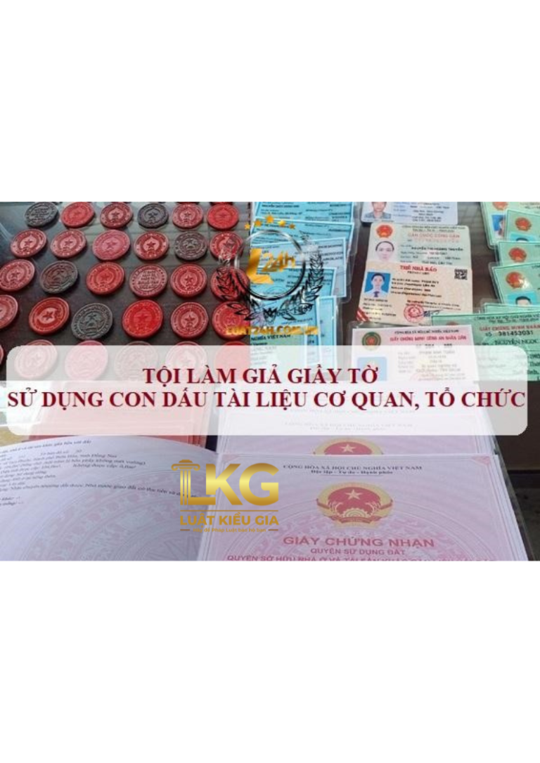 Tội làm giả con dấu bị truy cứu trách nhiệm hình sự không